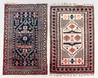 Two Doshmealti Rugs, Turkey, late 20th century, both approx. 6 ft. x 3 ft. 9 in.