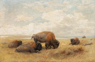 Frederick Arthur Verner
(Canadian, 1836-1928)
Mid-Day Buffalo