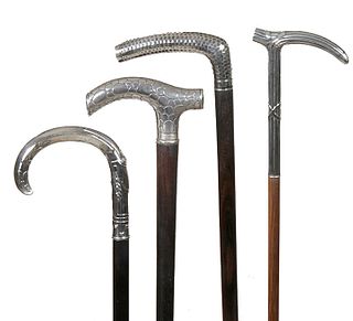 Four Silver Canes