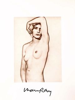 Natasha, A Vintage Original Photo Engraving by Man Ray