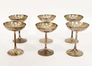 A German Jewish Lazarus Posen Silver Cup Set