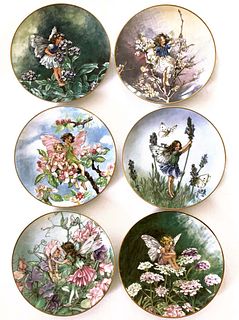 The Flower Fairies Collection, Heinrich Set of 6 Plates