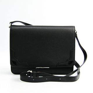 Cartier Marcello Women's Leather Shoulder Bag Black BF332626