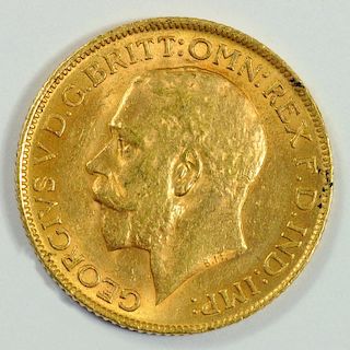 GOLD COIN.  SOVEREIGN 1913