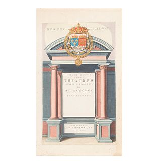 Blaeu, Ioannem. Theatrum Orbis Terrarum, sive Atlas Novus. Pars Secunda. Amsterdami, 1645. Grabado coloreado, 41 x 24.5 cm.
