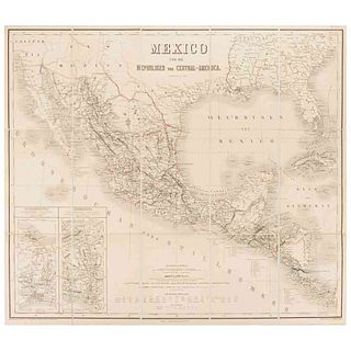 Graf, Carl. Mexico und Die Republiken von Central - America. Weimar (Alemania), 1866. Mapa litográfico con límites coloreados.