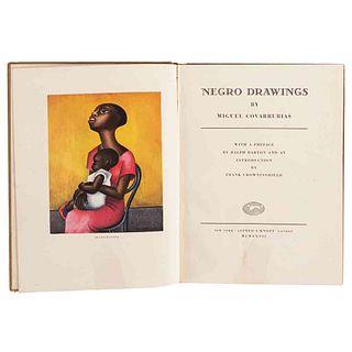 Covarrubias, Miguel. Negro Drawings. New York  - London: Alfred A. Knopf, 1927. 56 láminas (7 en color). Primera edición.