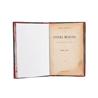 Lucio Nájera, Rafael. Reseña Histórica de la Pintura Mexicana en los Siglos XVII y XVIII. México, 1864. Primera edición.