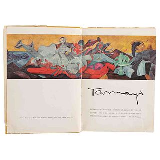 Paz, Octavio. Tamayo en la Pintura Mexicana... México, 1959. Dedicado por Octavio Paz a Jorge Gonzálesz Durán.