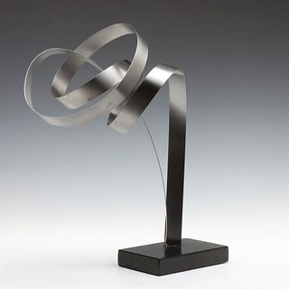 MICHAEL STACK (1941-2018) STAINLESS STEEL MAQUETTE