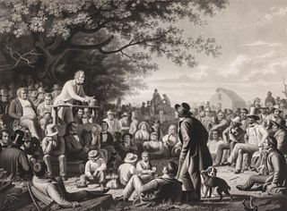 1856 MEZZOTINT AFTER GEORGE CALEB BINGHAM