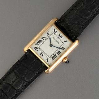 Cartier Louis Tank Gold Wristwatch