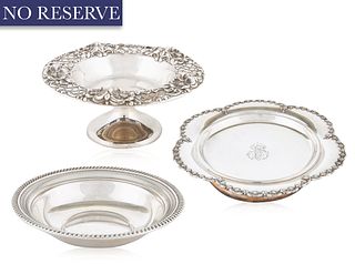 A GROUP OF SILVER DISHES, GORHAM, PROVIDENCE RHODE ISLAND, 20TH CENTURY 