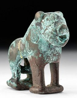 Fine Seljuk Bronze Lion w/ Nice Patina