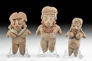 Three Chupicuaro Pottery Pretty Ladies