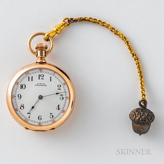 14kt Gold Waltham Open-face Size 1 Watch