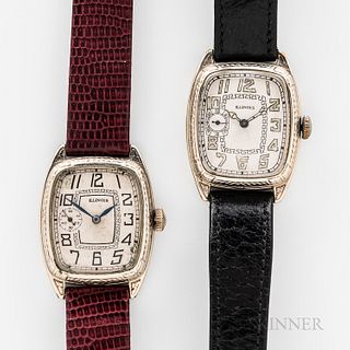 Two Illinois Watch Co. "Marquis" Wristwatches