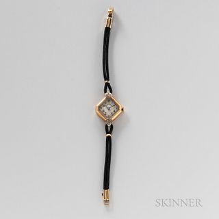 Blancpain 14kt Gold and Diamond Cocktail Wristwatch