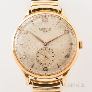 Longines 18kt Gold Oversize Manual-wind Wristwatch