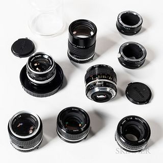 Six Nikon F-mount Lenses
