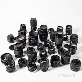 Collection of 35mm Camera Lenses