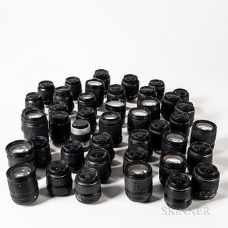Group of Nikon DX Lenses