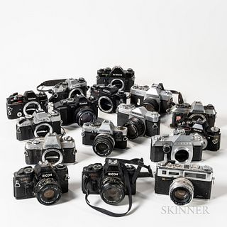 Group of Various 35mm Camera Bodies