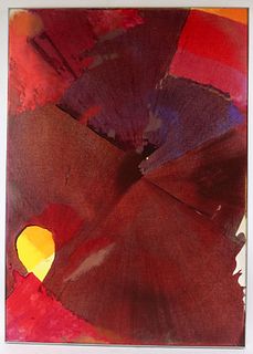 Joseph Drapell, Acrylic on Canvas, "Yellow Star"