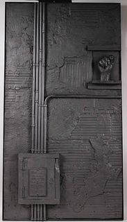 Rico Weber, Lead Sculpture, "Mano Fica"