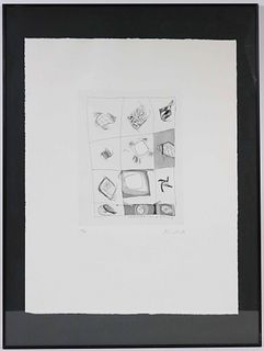 Gaston Novelli, Etching and Aquatint Relief