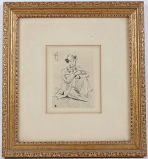Paul Cezanne, Etching, Portrait of Guillaumin