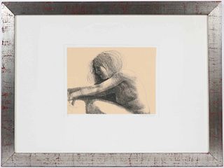Emilio Greco, Etching, Nude Figure