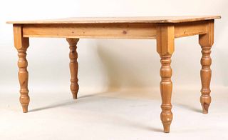 Scrubbed Pine Dining Table