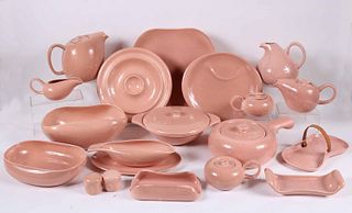 Twenty Russell Wright Salmon Serving Pieces