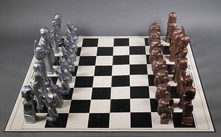 Vintage 1972 Presidential Campaign Chess Set