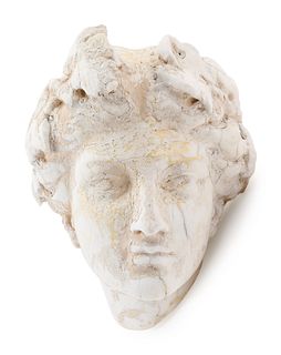 A Graeco-Roman Style Marble Head of a Woman