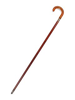 A 14-Karat Gold Mounted Snakewood Walking Stick