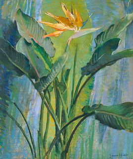 LAURA COOMBS HILLS, American 1859-1952, Bird of Paradise