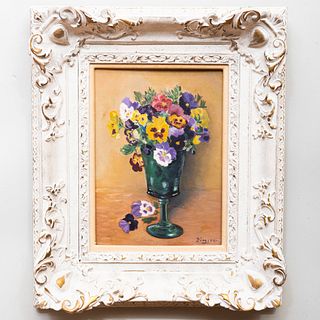 Jakob Dimitri (1935-2016): Les Fleurs; and Pot de fleurs
