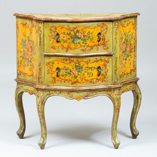 Small Italian Painted Commode
