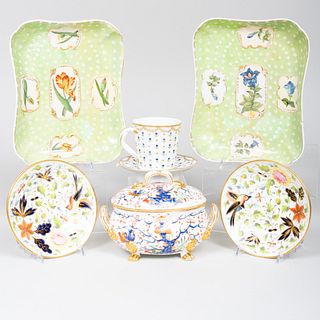 Group of English Porcelain Wares