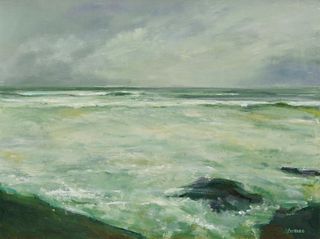 ANNE PACKARD, American b. 1933, Ocean Waves, 2005
