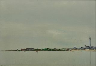 ANNE PACKARD, American b. 1933, Untitled (View of Provincetown Harbor)
