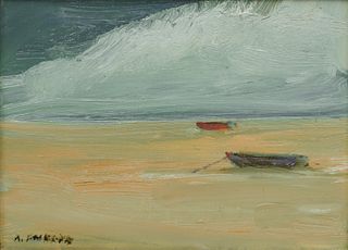 ANNE PACKARD, American b. 1933, Untitled (Two Dories)