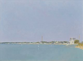 MICHAEL DAVIS, American b. 1945, The Long View (Clear Day), Provincetown, MA, 1994