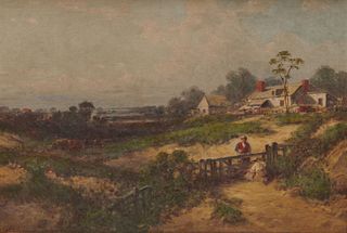 GEORGE WASHINGTON NICHOLSON, American 1832-1912, The Hillside Farm