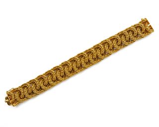 18K Gold Rope Bracelet