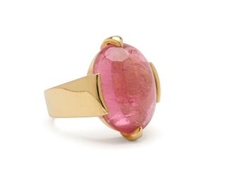 GUMPS 18K Gold and Tourmaline Ring