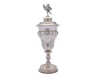 Russian Silver Covered Chalice
