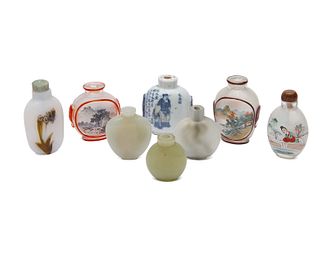 Eight Chinese Snuff Bottles